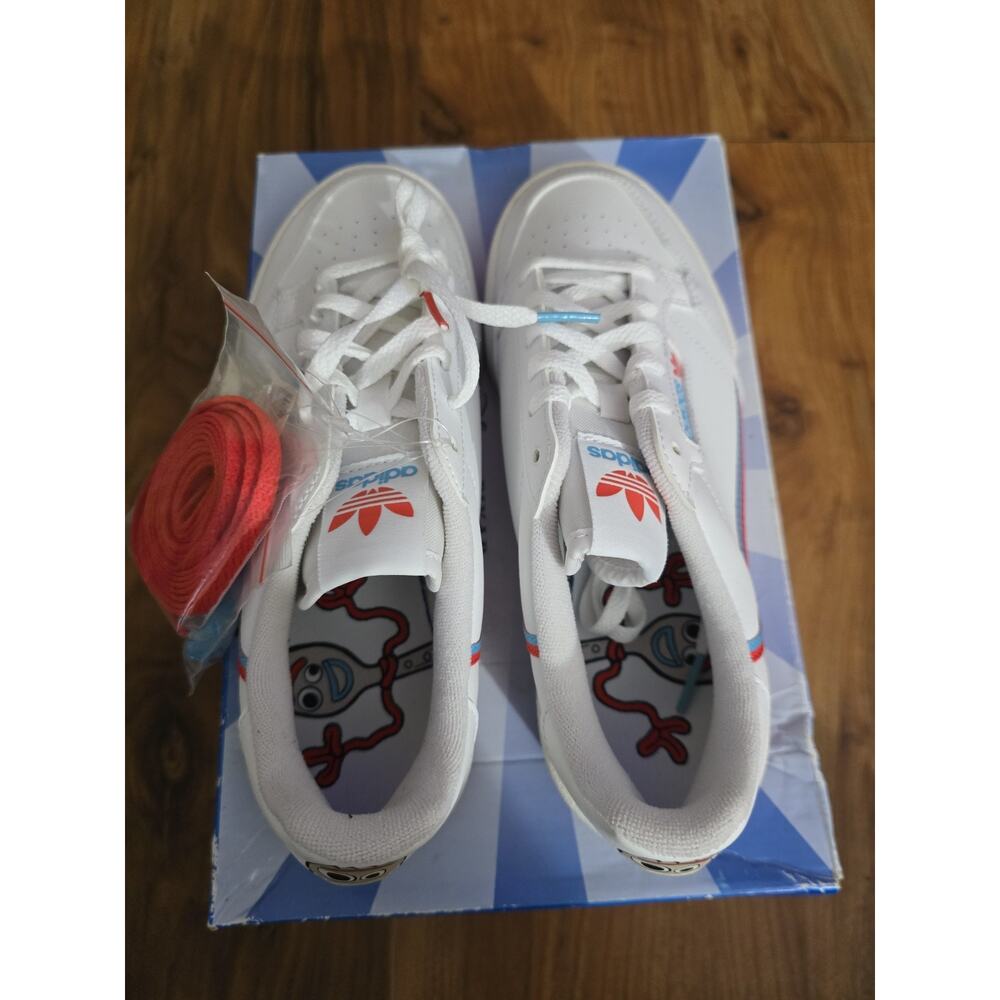 Adidas Continental Trainers Toy Story 4 Forky Shoe Women’s 5 NIB - Picture 2 of 6